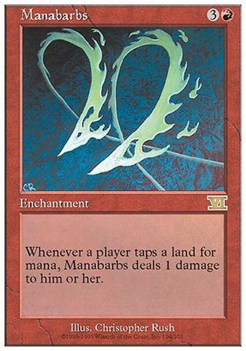 Manabarbs ~ Fourth Edition [ NM ] [ Magic MTG ]