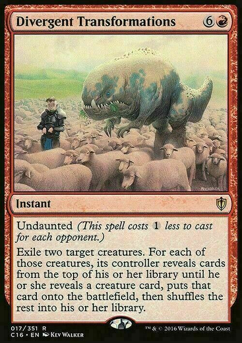 Divergent Transformations ~ Commander 2016 [ NM ] [ Magic MTG ]