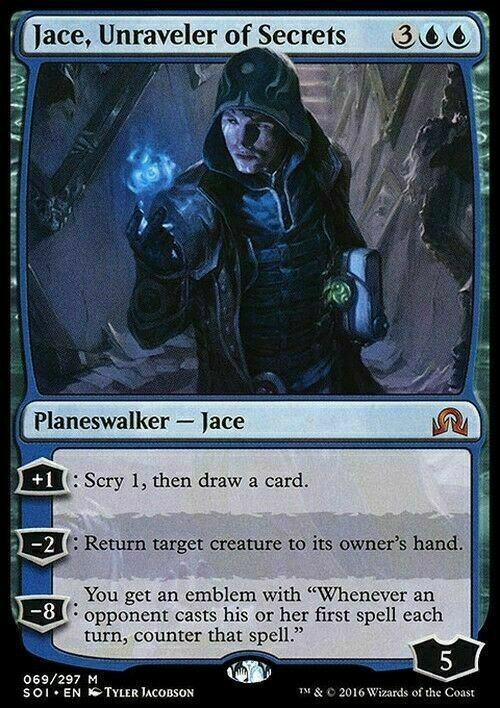 Jace, Unraveler of Secrets ~ Shadows over Innistrad [ EX ] [ Magic MTG ]