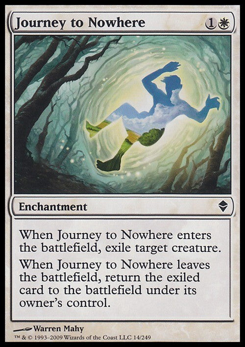 Journey to Nowhere ~ Zendikar [ EX ] [ Magic MTG ]