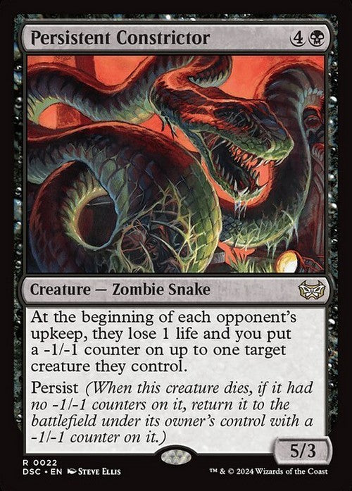 Persistent Constrictor ~ Commander: Duskmourn [ NM ] [ Magic MTG ]