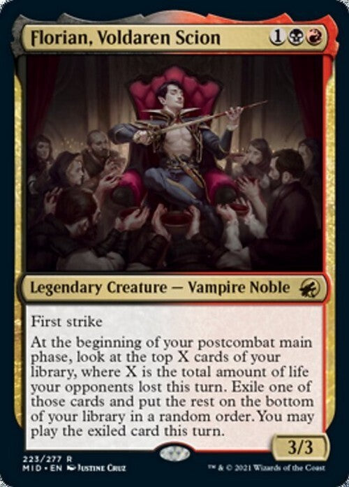 Florian, Voldaren Scion ~ Midnight Hunt [ NM ] [ Magic MTG ]