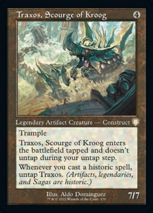 Traxos, Scourge of Kroog ~ Commander: The Brothers' War [ NM ] [ MTG ]