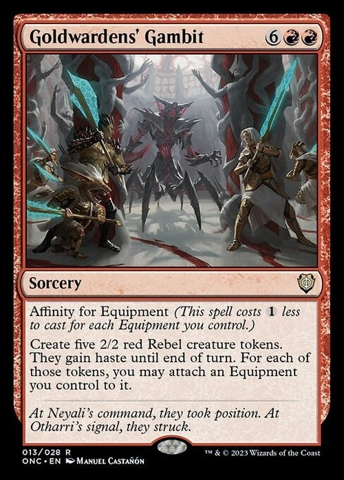 Goldwardens' Gambit ~ Commander: Phyrexia [ NM ] [ Magic MTG ]