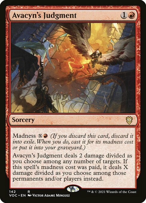 Avacyn's Judgment ~ Commander: Crimson Vow [ NM ] [ MTG ]