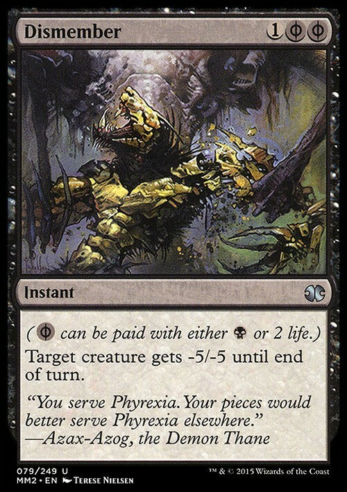 Dismember ~ Modern Masters 2015 [ EX ] [ Magic MTG ]