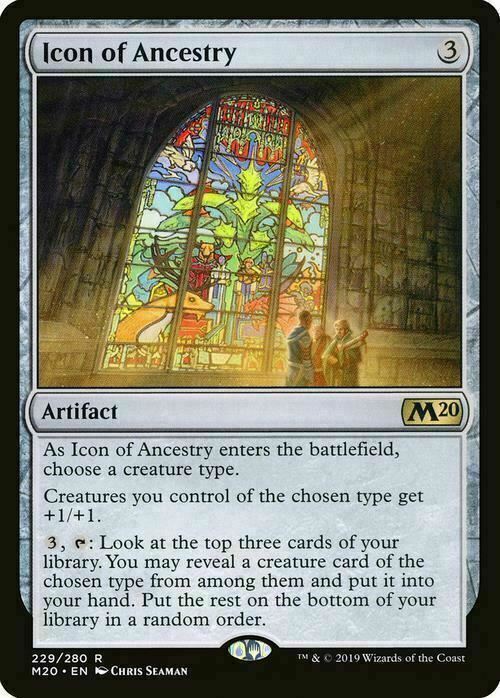 Icon of Ancestry ~ Core 2020 [ EX ] [ Magic MTG ]