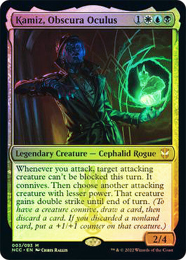 FOIL Kamiz, Obscura Oculus ~ Commander: Streets of New Capenna [ NM ] [ MTG ]