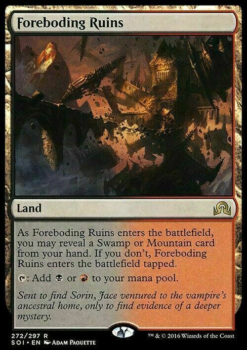 Foreboding Ruins ~ Shadows over Innistrad [ EX ] [ Magic MTG ]