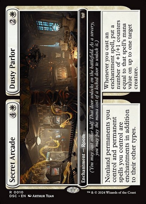 Secret Arcade / Dusty Parlor ~ Commander: Duskmourn [ NM ] [ Magic MTG ]
