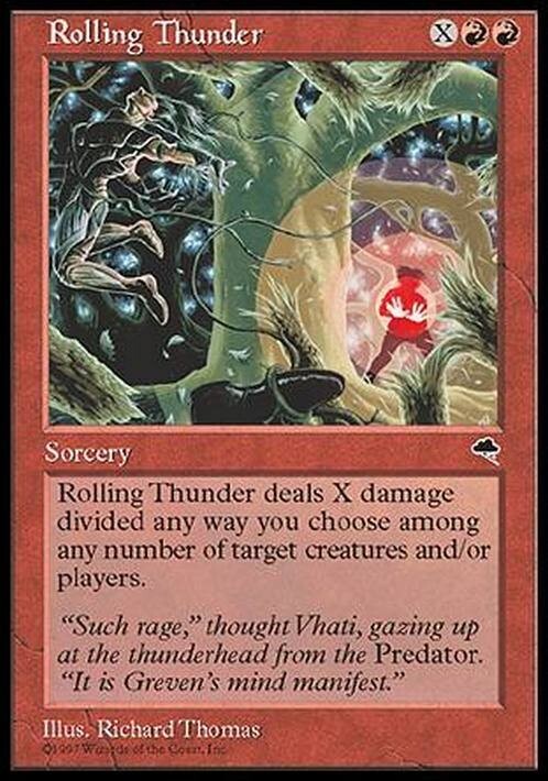 Rolling Thunder ~ Tempest [ EX ] [ Magic MTG ]
