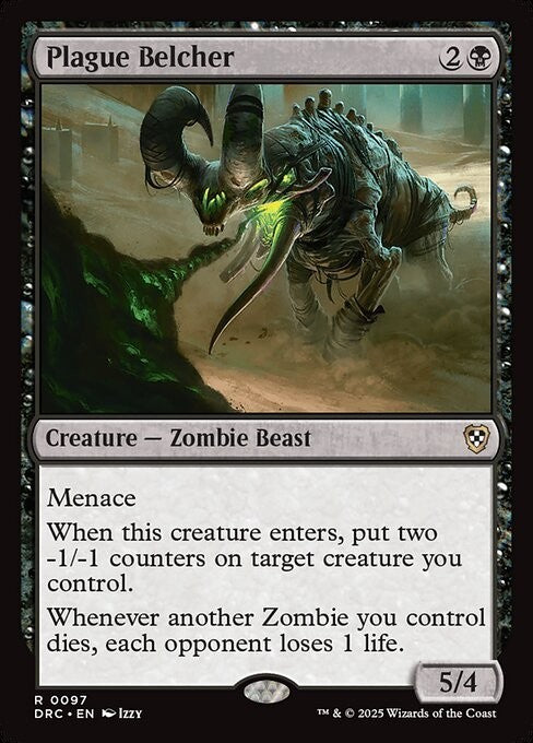 Plague Belcher ~ Commander: Aetherdrift [ NM ] [ Magic MTG ]