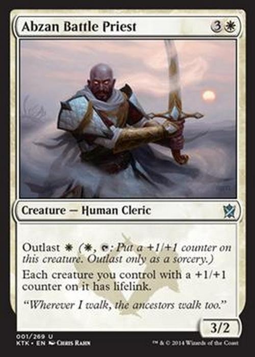 Abzan Battle Priest ~ Khans of Tarkir [ EX ] [ Magic MTG ]