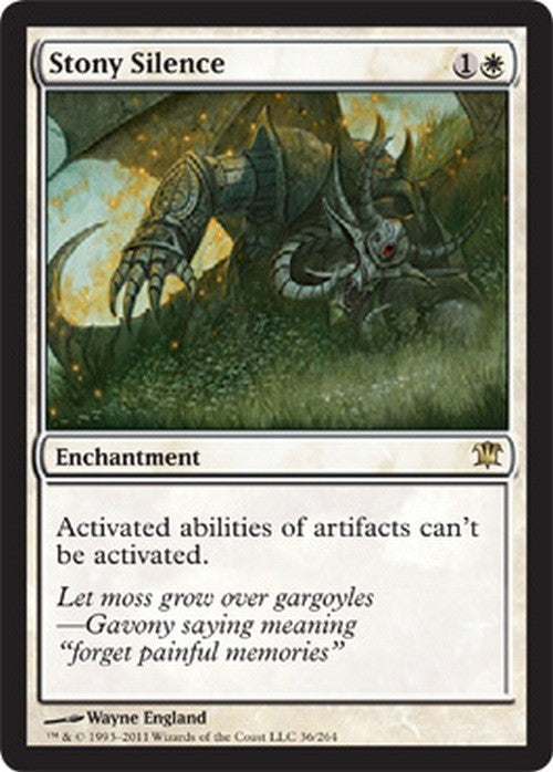 Stony Silence ~ Innistrad [ EX ] [ Magic MTG ]