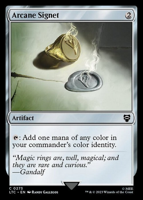 Arcane Signet ~ Commander: Lord of the Rings [ NM ] [ Magic MTG ]