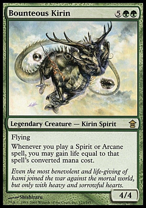 Bounteous Kirin ~ Saviors of Kamigawa [ EX ] [ Magic MTG ]