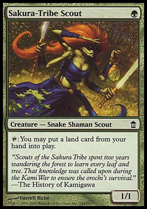 Sakura-Tribe Scout ~ Saviors of Kamigawa [ EX ] [ Magic MTG ]