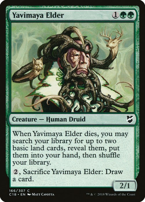 Yavimaya Elder ~ Commander 2018 [ EX ] [ Magic MTG ]