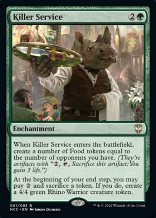 Killer Service ~ Commander: Streets of New Capenna [ NM ] [ Magic MTG ]