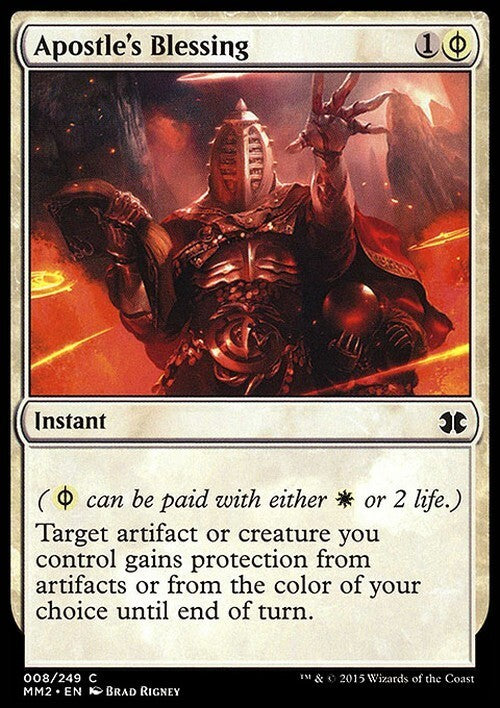 Apostle's Blessing ~ Modern Masters 2015 [ EX ] [ Magic MTG ]
