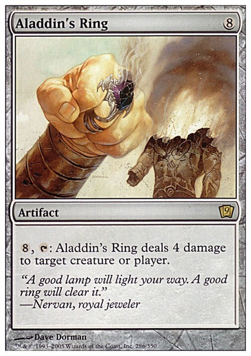 Aladdin's Ring ~ Ninth Edition [ EX ] [ Magic MTG ]