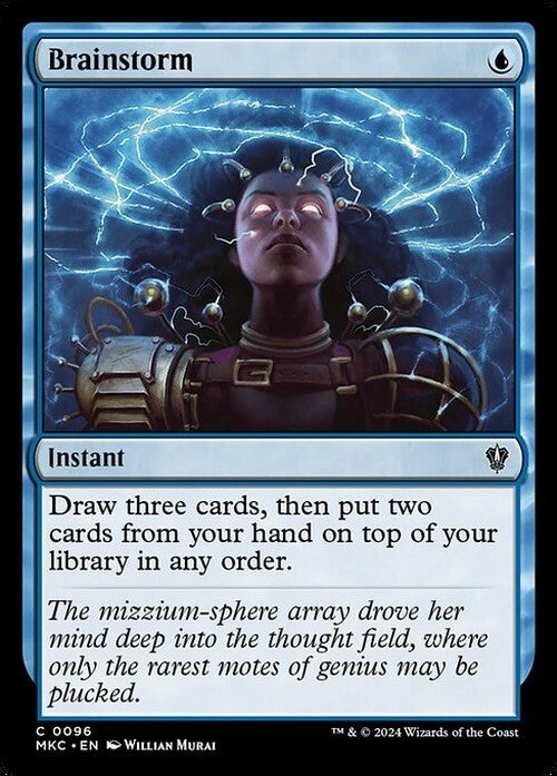Brainstorm ~ Commander: Murders at Karlov Manor [ NM ] [ MTG ]