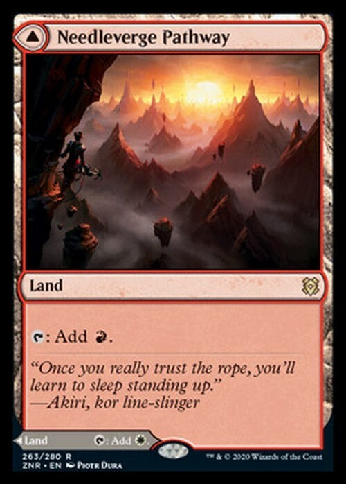 Needleverge Pathway / Pillarverge ~ Zendikar Rising [ NM ] [ Magic MTG ]