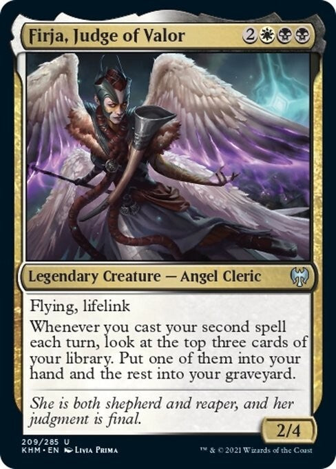 Firja, Judge of Valor ~ Kaldheim [ NM ] [ Magic MTG ]