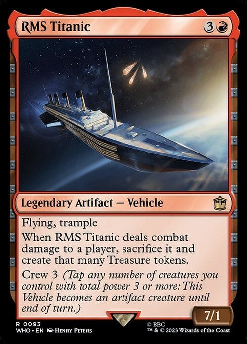 RMS Titanic ~ Commander: Doctor Who [ NM ] [ Magic MTG ]