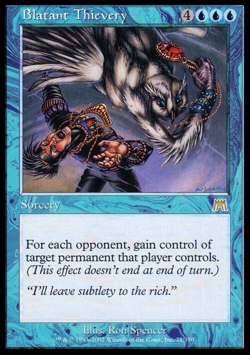 Blatant Thievery ~ Onslaught [ HEAVILY PLAYED ] [ Magic MTG ]