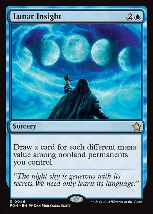 Lunar Insight ~ Foundations [ NM ] [ Magic MTG ]