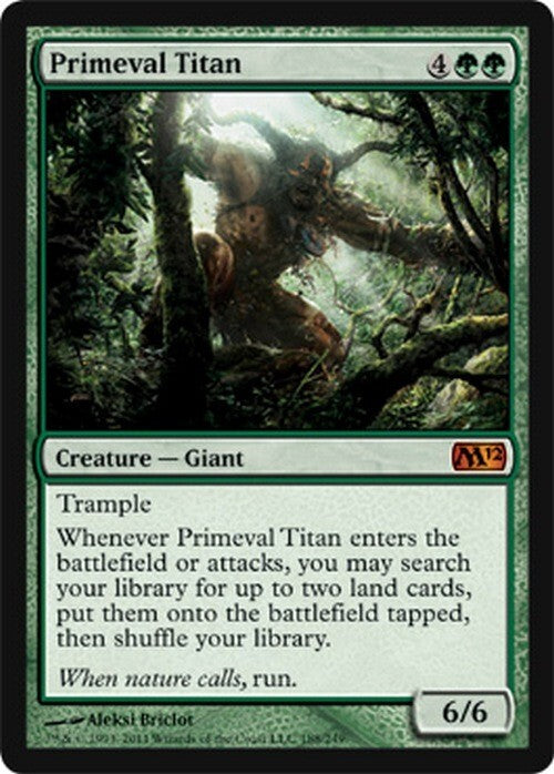 Primeval Titan ~ Magic 2012 [ EX ] [ Magic MTG ]