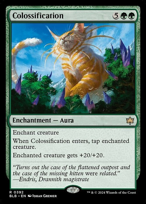 Colossification ~ Bloomburrow [ NM ] [ Magic MTG ]