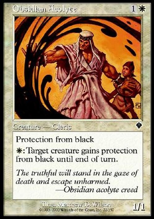 Obsidian Acolyte ~ Invasion [ EX ] [ Magic MTG ]