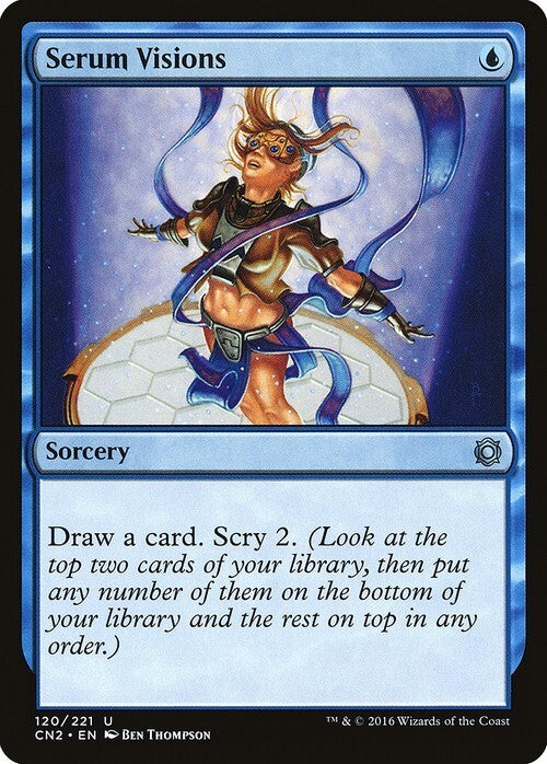 Serum Visions ~ Conspiracy 2 [ EX ] [ Magic MTG ]