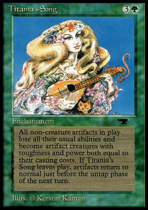 Titania's Song ~ Antiquities [ EX ] [ Magic MTG ]