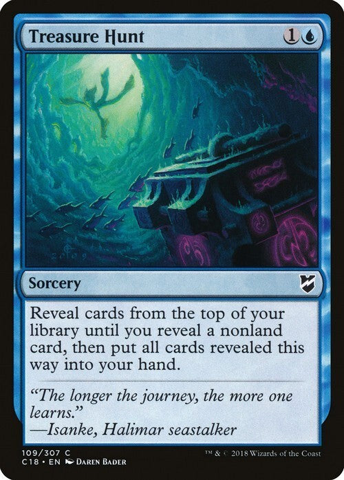 Treasure Hunt ~ Commander 2018 [ EX ] [ Magic MTG ]