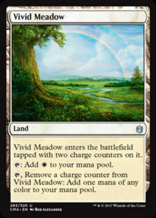 Vivid Meadow ~ Commander Anthology 1 [ EX ] [ Magic MTG ]