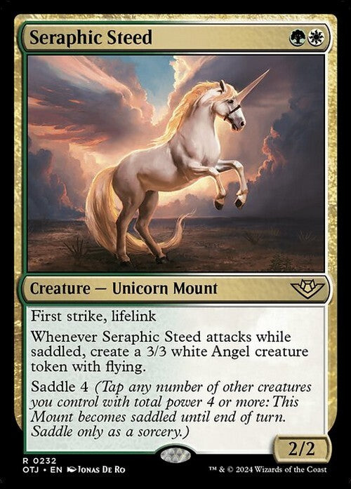 Seraphic Steed ~ Outlaws of Thunder Junction [ NM ] [ Magic MTG ]