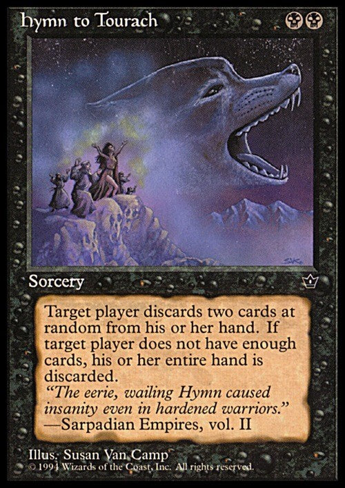 4 x Hymn to Tourach (Each Version) ~ Fallen Empires [ EX ] [ Magic MTG ]