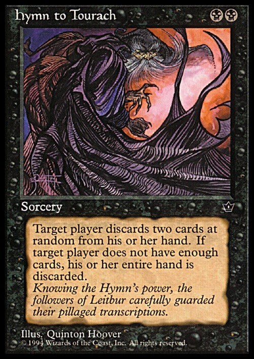 4 x Hymn to Tourach (Each Version) ~ Fallen Empires [ EX ] [ Magic MTG ]