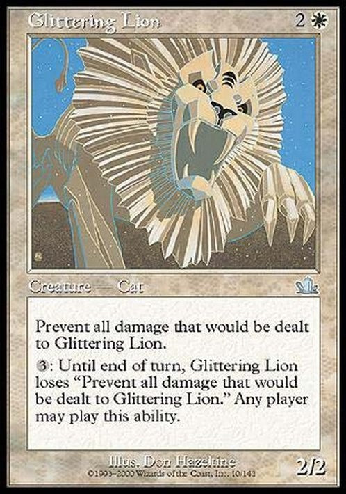 Glittering Lion ~ Prophecy [ PLAYED ] [ Magic MTG ]