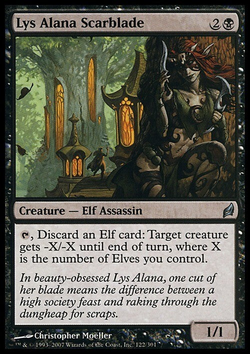 Lys Alana Scarblade ~ Lorwyn [ EX ] [ Magic MTG ]