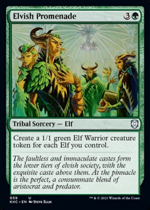 Elvish Promenade ~ Commander: Kaldheim [ NM ] [ Magic MTG ]