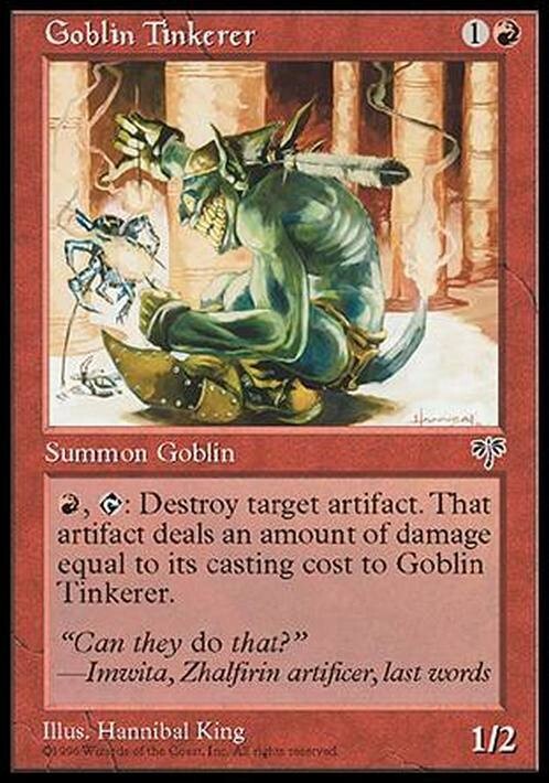 Goblin Tinkerer ~ Mirage [ EX ] [ Magic MTG ]