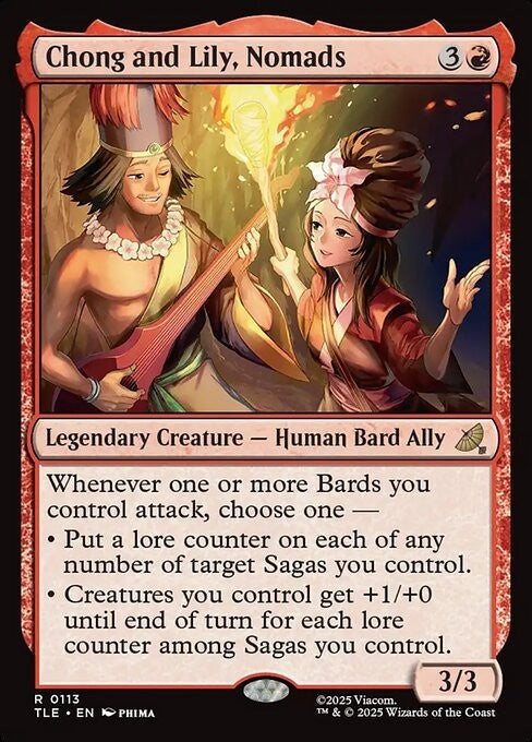 Chong and Lily, Nomads ~ Avatar: The Last Airbender [ NM ] [ Magic MTG ]