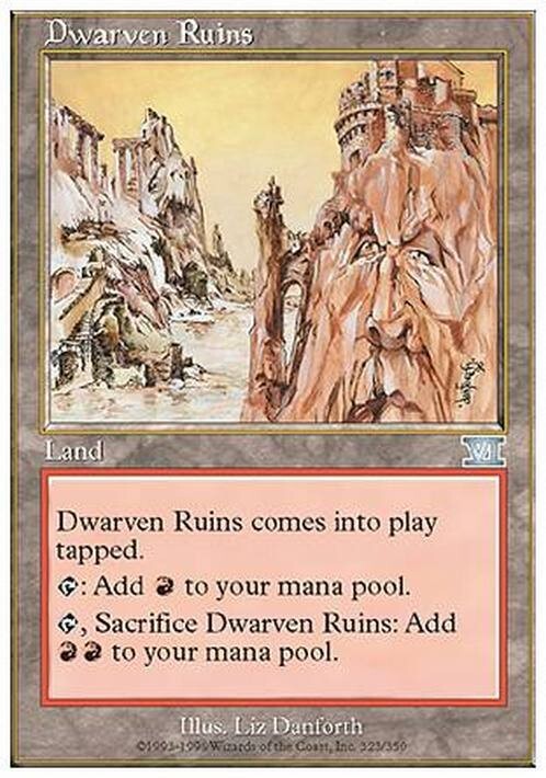 Dwarven Ruins ~ Sixth Edition [ EX ] [ Magic MTG ]