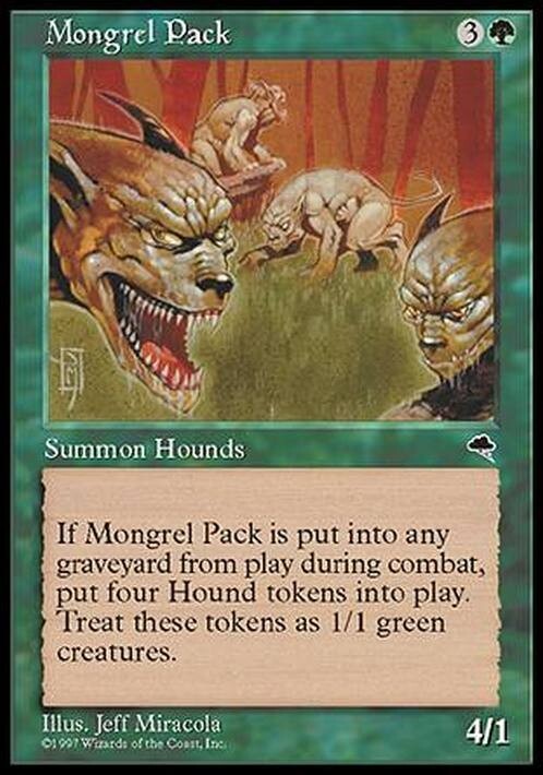 Mongrel Pack ~ Tempest [ EX ] [ Magic MTG ]