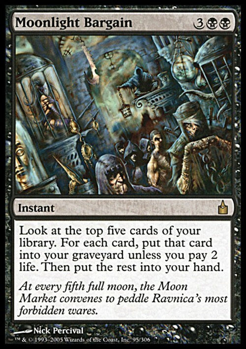 Moonlight Bargain ~ Ravnica: City of Guilds [ EX ] [ Magic MTG ]