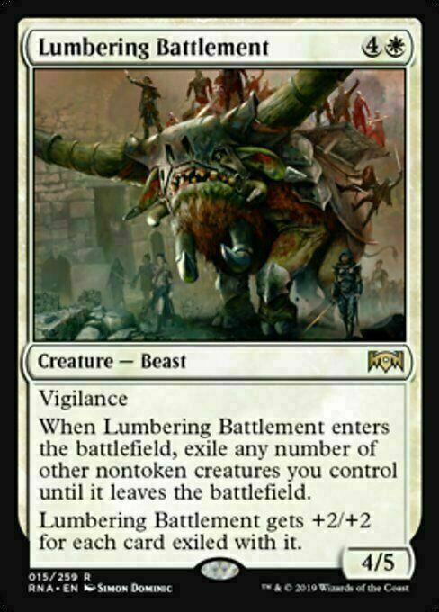 Lumbering Battlement ~ Ravnica Allegiance [ NM ] [ Magic MTG ]